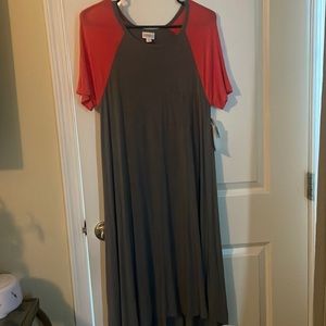 LuLaRoe T-shirt swing dress High/low style. NWT XS